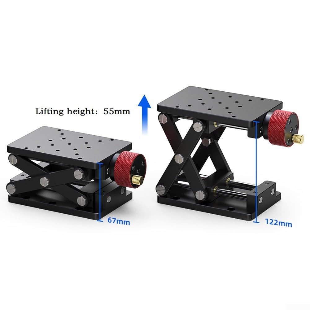 Amazon.com: Manual Lift Z-Axis Lab Jack Elevator Platform 148x80mm